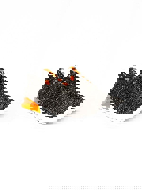 Crosshatch Smitlay MVE Trainers Black/Orange