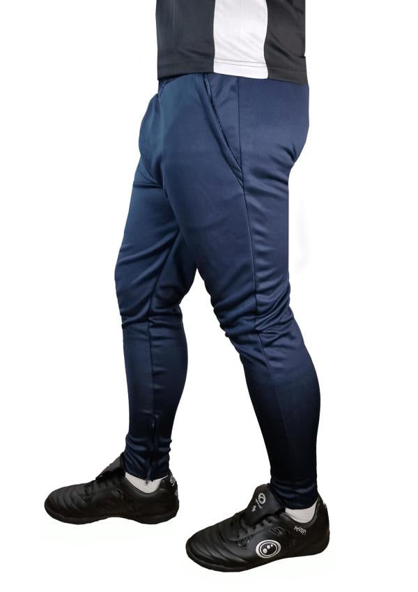 Tempo Skinny Tapered Tracksuit Bottoms – Navy, Stretch, Durable - Optimum