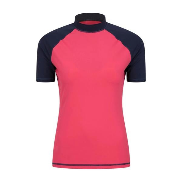 Mountain Warehouse Womens/Ladies UV Protection Rash Guard - Coral - 