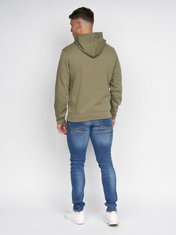 Duck and Cover Pecklar Hoodie - Olive