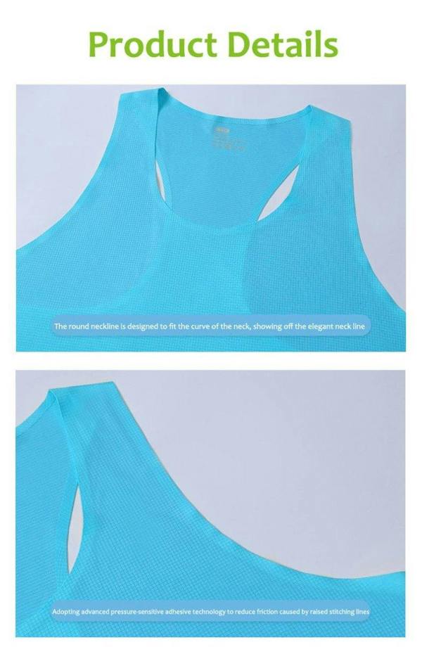 Anniou Unisex Quick-drying Marathon Sleeveless Vest