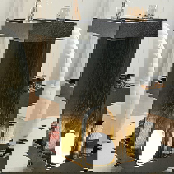 Cassandra Narrow Side Table, Black-Weilai Concept-Weilai Concept