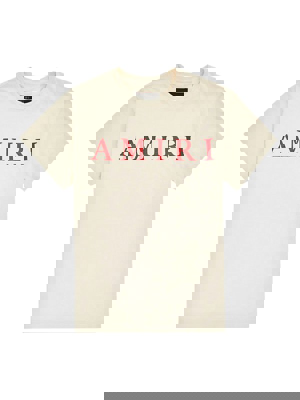 AMIRI KIDS CORE LOGO TEE BIRCH / RED