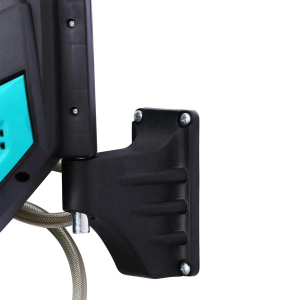 Wall-mount bracket for retractable hose reel with mounting hardware