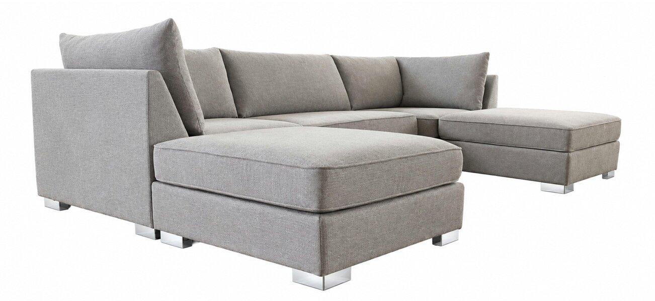 Outdoor Living The Wentworth U-Shaped Modular Corner Sofa with Deep Seat