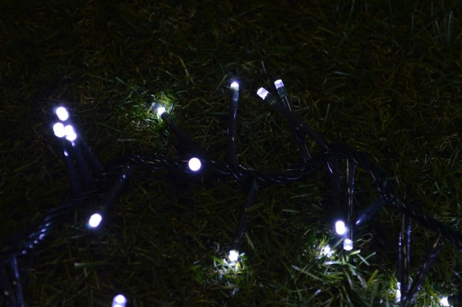 Samuel Alexander 960 LED 12.4m Premier Clusterbrights Indoor Outdoor Multifunction Mains Operated Christmas Cluster Lights with Timer in Cool White