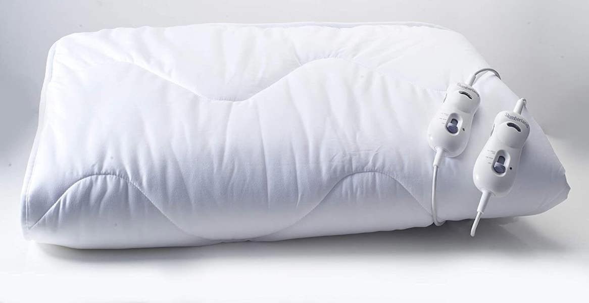 Dyzi King Size Electric Heated Mattress Topper Dual Control Under Blanket V2