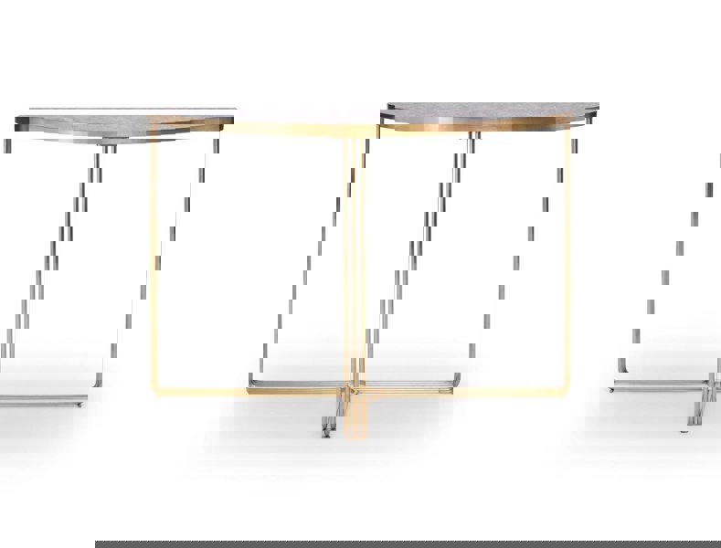 Demi Lune Console Table by Gillmore