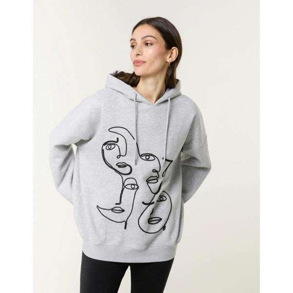 Blue Vanilla Face Art Hoodie