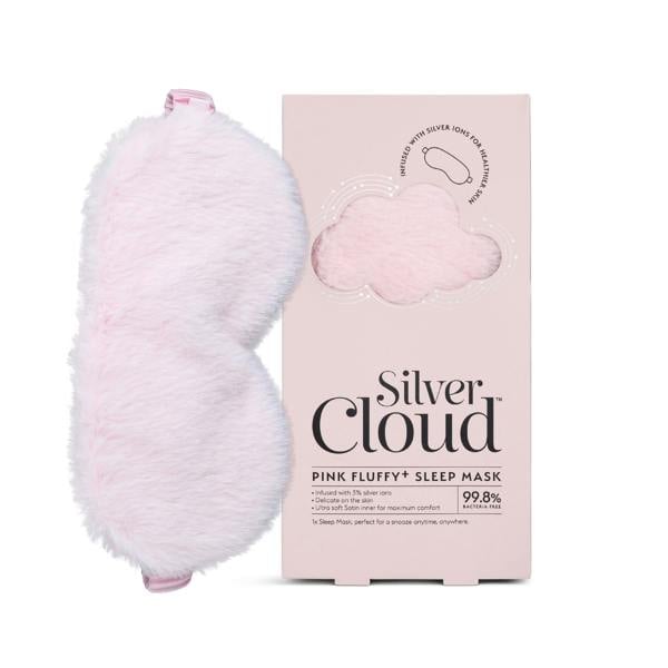 Silver Cloud Beauty Silver Cloud Fluffy Sleep Mask Infused with Silver Ions – Pink