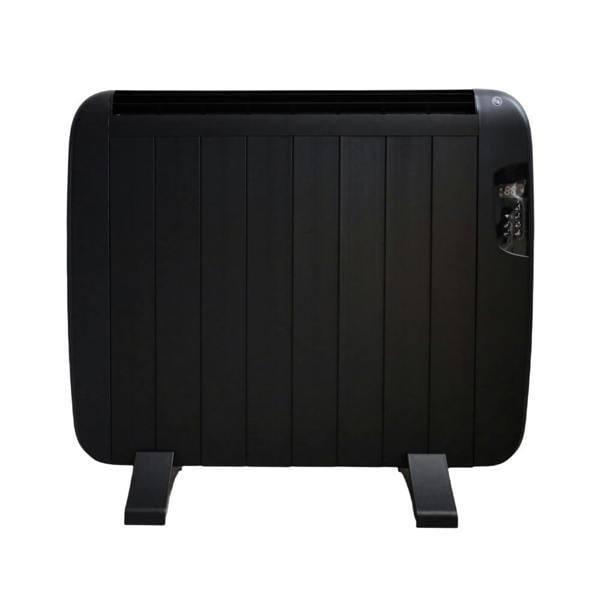 ENER-J Smart 1200W Radiator Heater with Aluminium Heating Element, Black