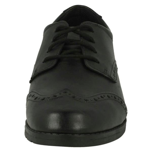 Clarks Girls Clarks Lace Up Brogue School Shoes Aubrie Craft Y