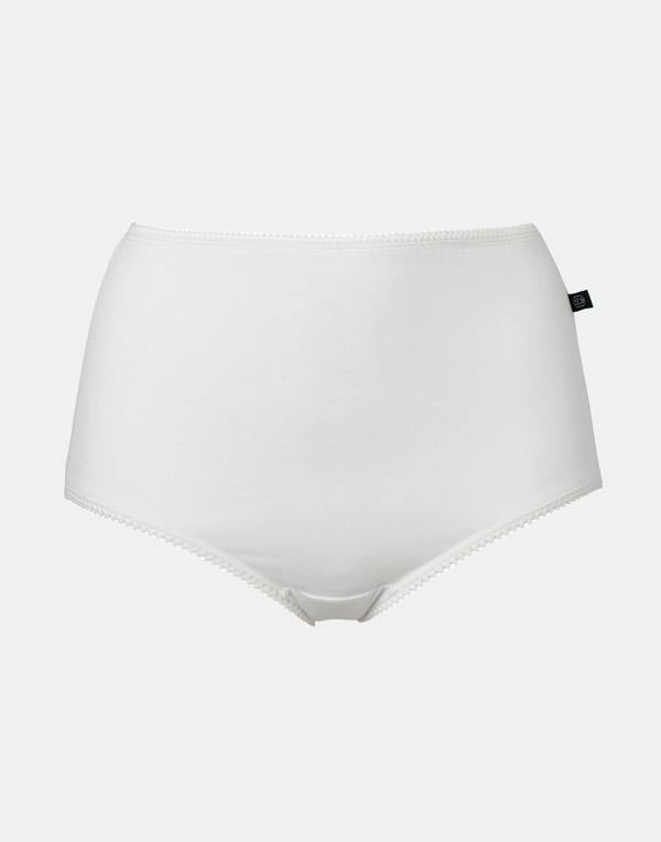 British Boxers Women's Bamboo Full Brief – White