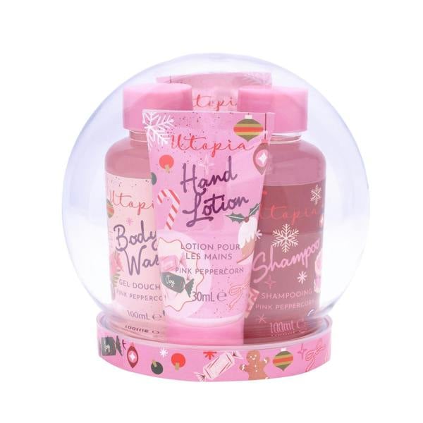 The Kind Edit Co. Utopia Festive Globe Body Care Gift Set