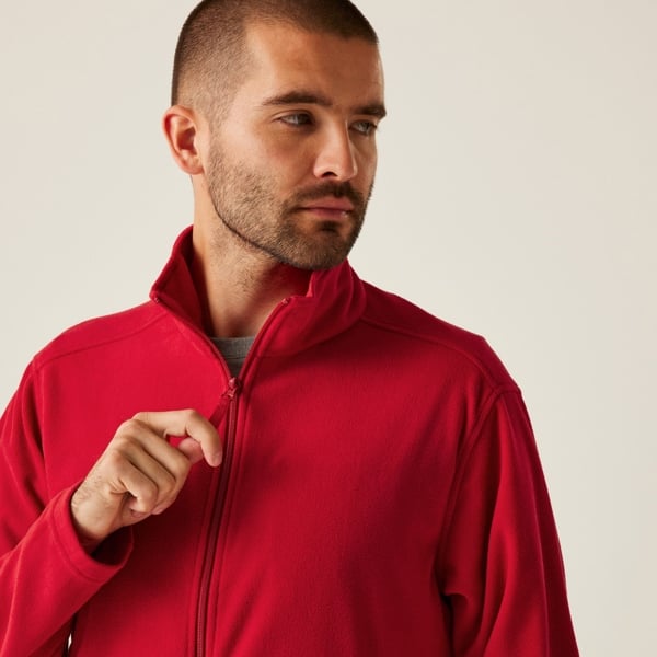 Regatta Mens Classic Microfleece Jacket - Red