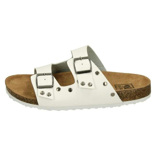 Down to Earth Ladies Down To Earth Double Buckle Strap Sandals