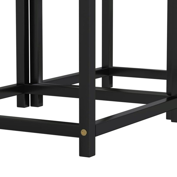 Berkfield Tea Tables 2 pcs MDF Black
