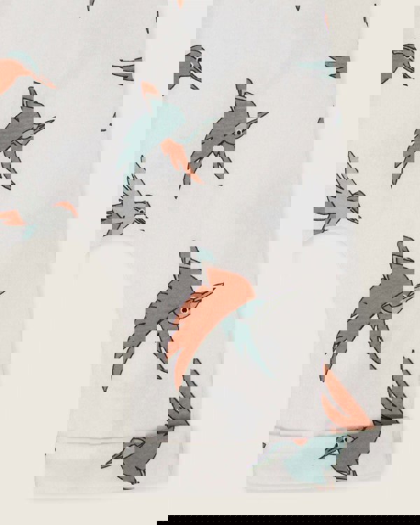 organic cotton White Birdsong Print Jumpsuit - image 4