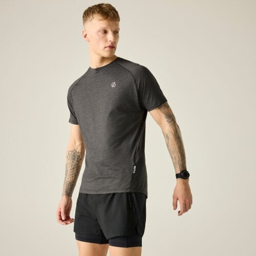 Dare 2B Mens Persist Marl T-Shirt - Black
