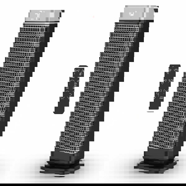 Air Pro Portable Electric Space Heater 17" - Remote Control - LED Display 1-12HR Timer