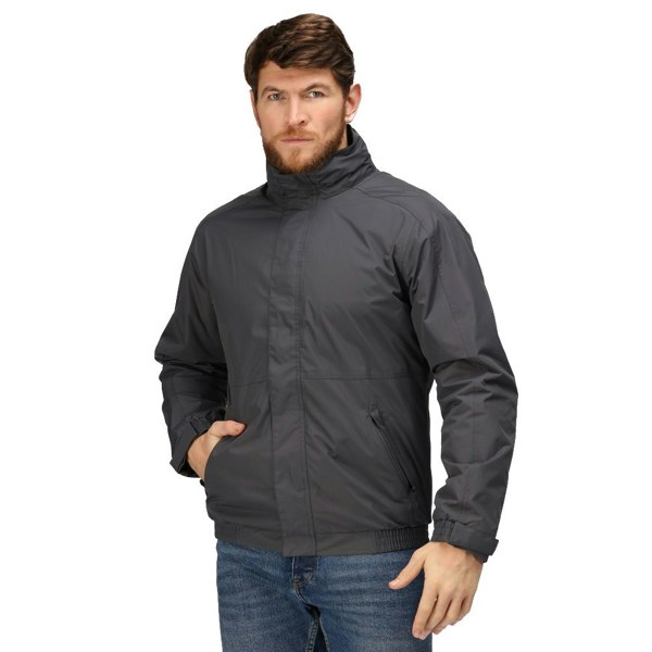 Regatta Dover Waterproof Windproof Jacket (Thermo-Guard Insulation) - Seal Grey/Black