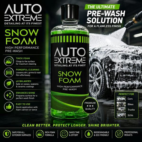 Auto Extreme 5X - Auto Extreme Snow Foam Bottle Pre Wash 800ml