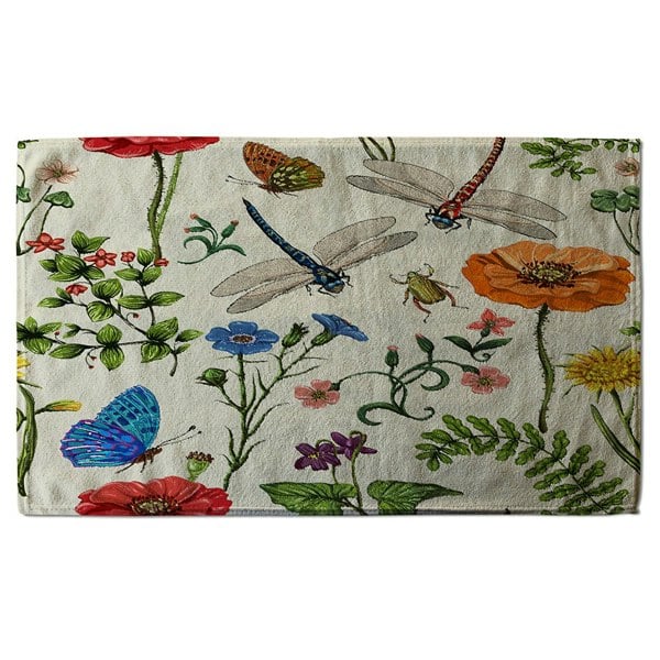 Benjamin Tate Design Flowers & Insects (Bath Towel)