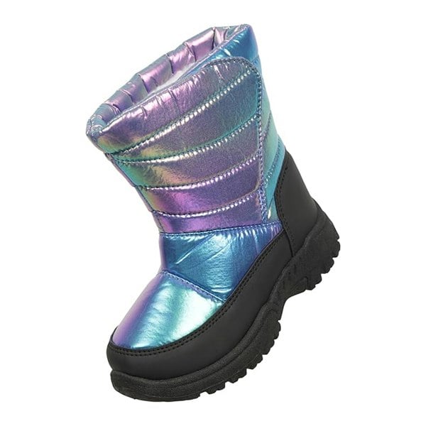 Mountain Warehouse Childrens/Kids Caribou Adaptive Snow Boots - Iridescent