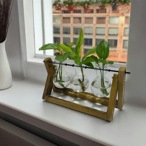 Abode Home & Gifts Set Of Three Propagation Vases