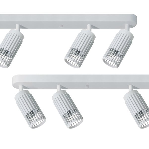Milagro Vertical White Spotlight Bar 6xGU10