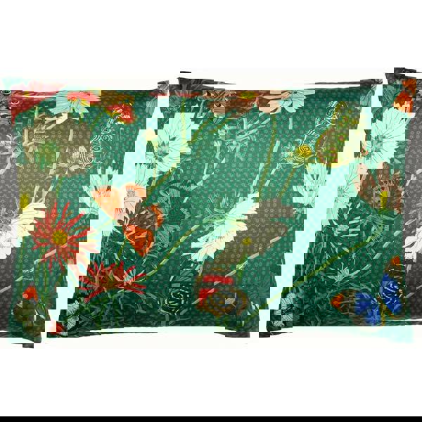 Paoletti Wild Fauna Cushion Cover - Emerald Green