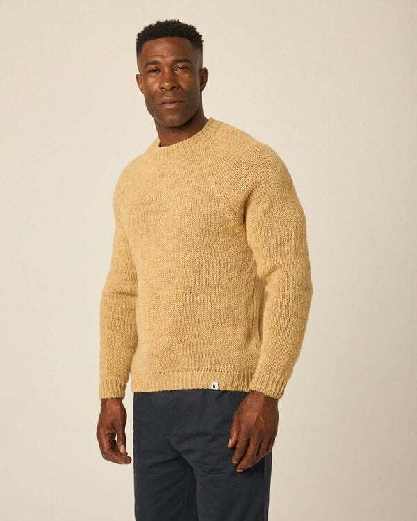 Peregrine Clothing Bristol Crew Jumper - Sandstone