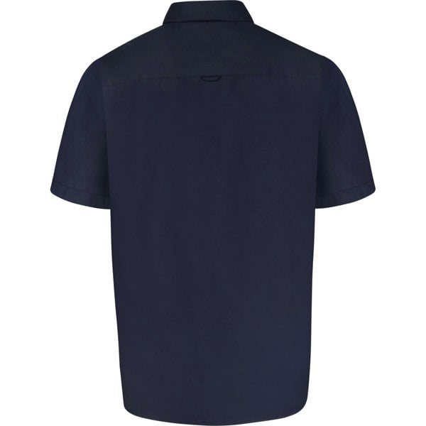 Duke Mens D555 James Oxford Kingsize Short-Sleeved Shirt - Navy