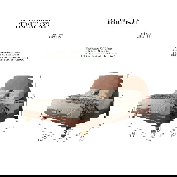 Fatima Bed For Girl, King Size Bed-Ritconcept-Rit Concept