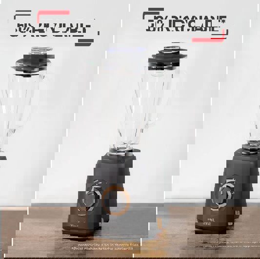 Tefal Eco Respect BL46EN40 Blender Smoothie Maker 800W 1.75L Black