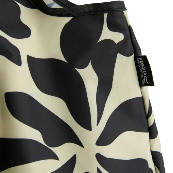 Regatta Abstract Floral Tote Bag - Black/Light Vanilla - 