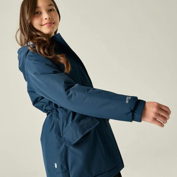 Regatta Childrens/Kids Vallina Insulated Waterproof Jacket - Navy/Dusky Blue - 