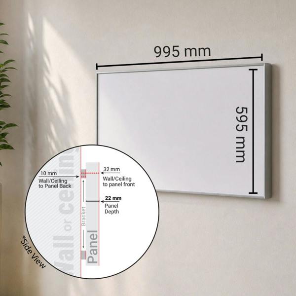 Mirrorstone Heating 580W Nexus Wi-Fi Infrared Heating Panel