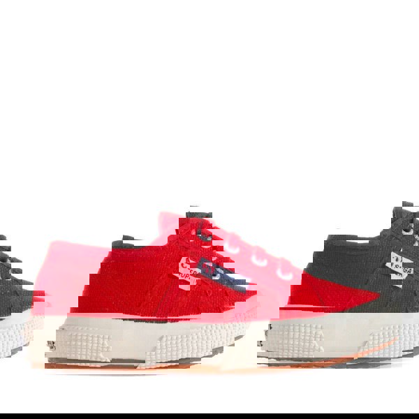 Superga Childrens/Kids 2750 Jcot Leather Trainers - Red