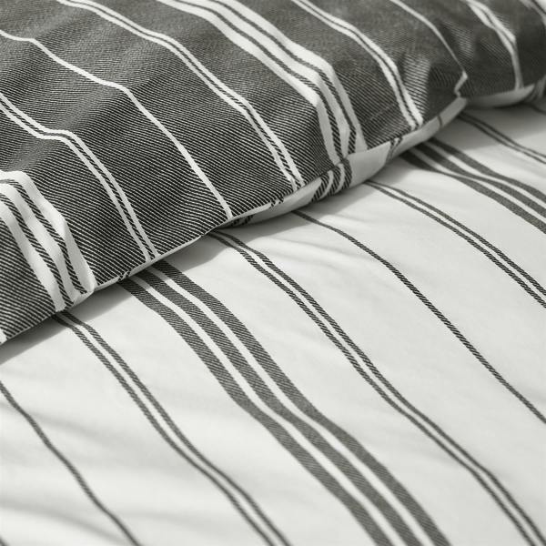 Harbour Stripe Black Duvet Cover Set