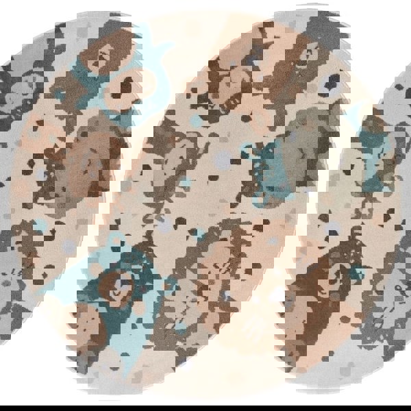 Adventures Children's Animal Party Rug