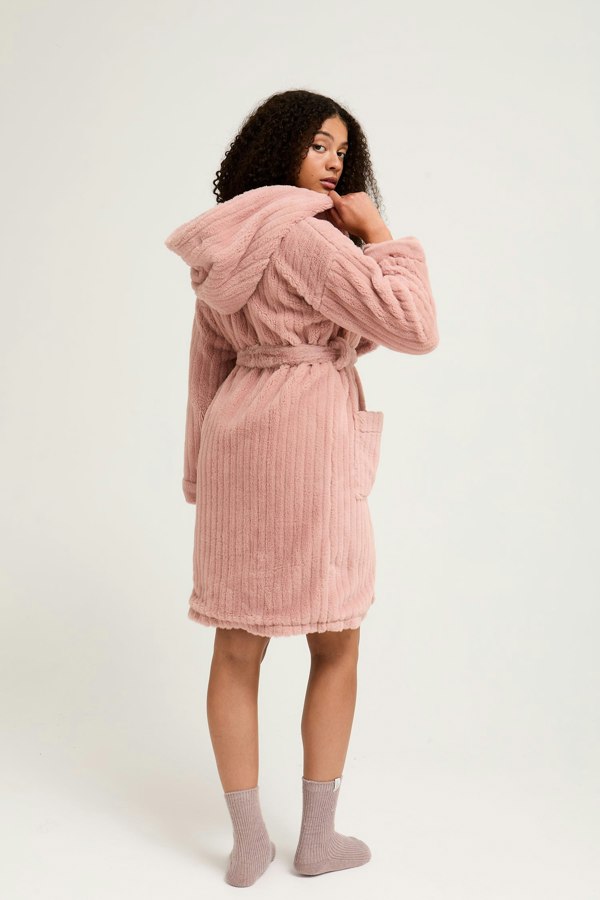 Cloud Dressing Gown in Dusky Pink - Wholesale - Robes