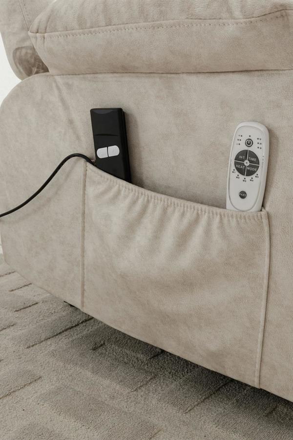 Living and Home Electric Single-Seat Recliner Chair with Heating & Massage Function
