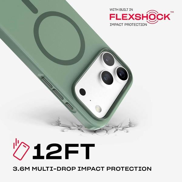 Tech21 Evo Pulse Fauxven Case with MagSafe for iPhone 17/18 Pro Max 6.9" Hunter - T21-11677