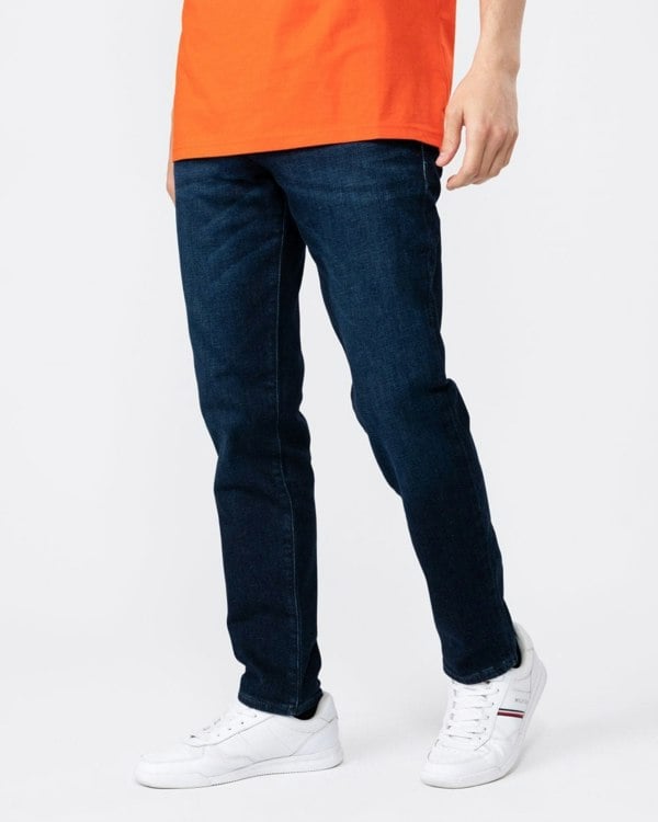 BOSS Orange BOSS Orange Re.Maine Regular Fit Jeans in Dark Blue Comfort-Stretch Denim NOS