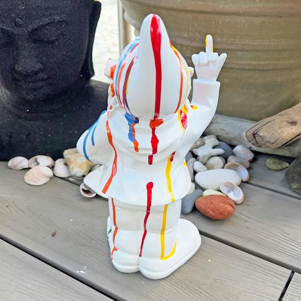 Stoobz Rainbow Art Middle Finger F**k You Garden Gnome 30cm