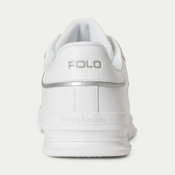 Polo Ralph Lauren Polo Ralph Lauren HRT CT UTILY Mens Court Trainers White/Light Grey