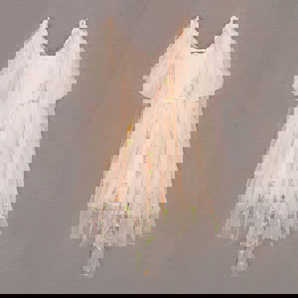 Baby Enchanted Angel Dress - Embroidered Pink