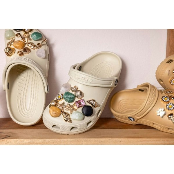 Crocs Toddler Classic Croslite Rubber Bone Loafers