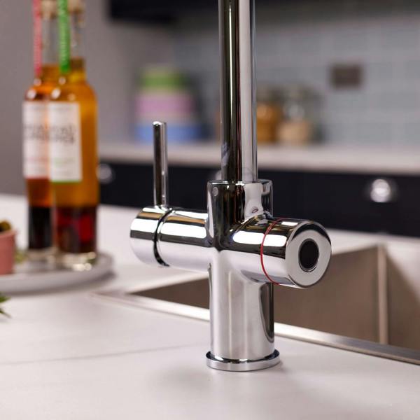 Impromta 3 in 1 Biometric Boiling Water Tap | Polished Chrome Finish